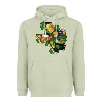 Matcha texas map st patricks day Heavyweight Hoodie - FaDigitalArtStudio
