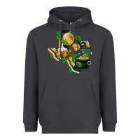 Smoke texas map st patricks day Heavyweight Hoodie - FaDigitalArtStudio