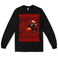 Black Merry Christmas Labrador Retriever Long Sleeve Tee - Bettercallsaul