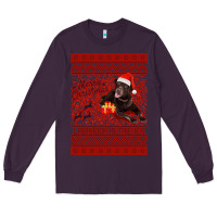 Plum Merry Christmas Labrador Retriever Long Sleeve Tee - Bettercallsaul