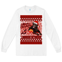 White Merry Christmas Labrador Retriever Long Sleeve Tee - Bettercallsaul