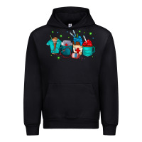 Black nurse drink coffee Urban Hoodie - CowhideDigitalArt