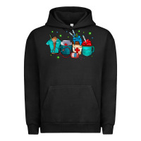 Pigment Black nurse drink coffee Urban Hoodie - CowhideDigitalArt