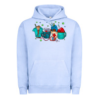 Pigment Grape Ice nurse drink coffee Urban Hoodie - CowhideDigitalArt