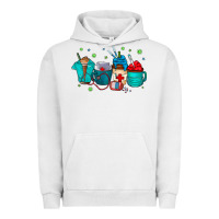 Pigment Lunar Rock nurse drink coffee Urban Hoodie - CowhideDigitalArt