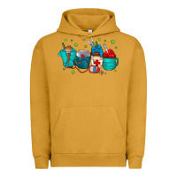 Pigment Peanut Butter nurse drink coffee Urban Hoodie - CowhideDigitalArt