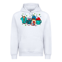 White nurse drink coffee Urban Hoodie - CowhideDigitalArt