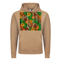 Vintage Coffee american football with sunflower tumbler Vintage Hoodie - BundleAndBundleShop