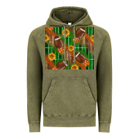 Vintage Olive american football with sunflower tumbler Vintage Hoodie - BundleAndBundleShop