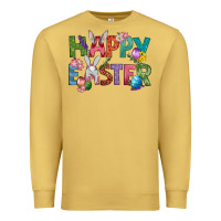 Antique Gold Western Happy Easter Premium Sweatshirt - BundleAndBundleShop
