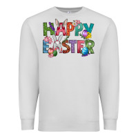 Dove Grey Western Happy Easter Premium Sweatshirt - BundleAndBundleShop