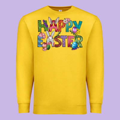 Western Happy Easter Premium Sweatshirt Designed By Bundleandbundleshop
