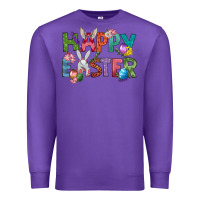 Purple Western Happy Easter Premium Sweatshirt - BundleAndBundleShop