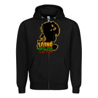 Black Living free-ish since 1865 Zipper Hoodie - HowdyJamesFarm