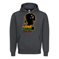 Smoke Living free-ish since 1865 Zipper Hoodie - HowdyJamesFarm