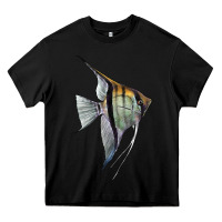 Black Angelfish Heavy Core Tee - LillyAllenDesigns