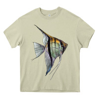 Mossy Angelfish Heavy Core Tee - LillyAllenDesigns