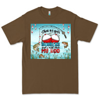 Cacao show me your bobbers and i will show my rod Premium Tee - MaliasSmallBusiness