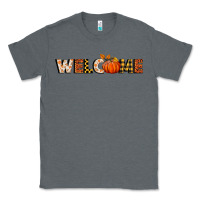 Charcoal Heather welcome pumpkin Classic Tee - BundleAndBundleShop