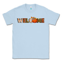 Dusty Blue welcome pumpkin Classic Tee - BundleAndBundleShop