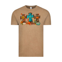Vintage Coffee fall tree cross Vintage Tee - BundleAndBundleShop