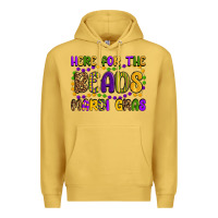 Antique Gold here for the beads mardi gras Premium Hoodie - OliviaCreatesArt