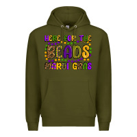 Army Green here for the beads mardi gras Premium Hoodie - OliviaCreatesArt