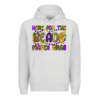 Dove Grey here for the beads mardi gras Premium Hoodie - OliviaCreatesArt