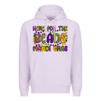 Lilac here for the beads mardi gras Premium Hoodie - OliviaCreatesArt