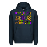 Navy here for the beads mardi gras Premium Hoodie - OliviaCreatesArt