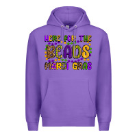 Purple here for the beads mardi gras Premium Hoodie - OliviaCreatesArt