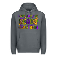 Rock here for the beads mardi gras Premium Hoodie - OliviaCreatesArt