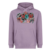 Lavender Mom cow Mother's Day Heavyweight Hoodie - FaDigitalArtStudio