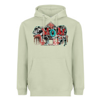 Matcha Mom cow Mother's Day Heavyweight Hoodie - FaDigitalArtStudio