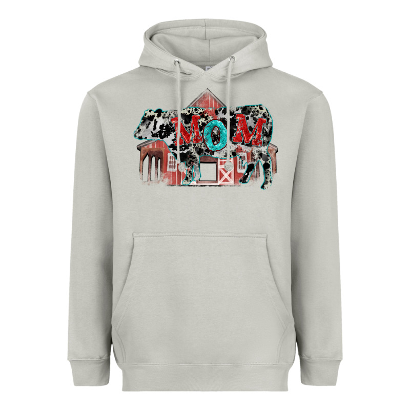 Mom Cow Mother's Day Heavyweight Hoodie by FaDigitalArtStudio | Teevron