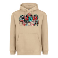Mushroom Mom cow Mother's Day Heavyweight Hoodie - FaDigitalArtStudio
