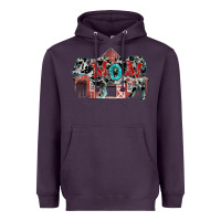 Plum Mom cow Mother's Day Heavyweight Hoodie - FaDigitalArtStudio