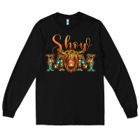 Black show mom long haired cow Long Sleeve Tee - Jasminsmagicworld