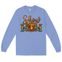 Colony Blue show mom long haired cow Long Sleeve Tee - Jasminsmagicworld