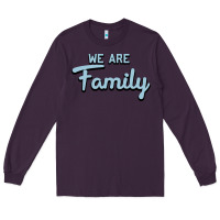 Plum We Are Family Long Sleeve Tee - Bettercallsaul