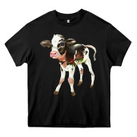 Black Holstein Calf Heavy Core Tee - LillyAllenDesigns