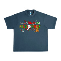 Midnight Navy christmas phlebotomist Urban Heavy Tee - LillyAllenDesigns