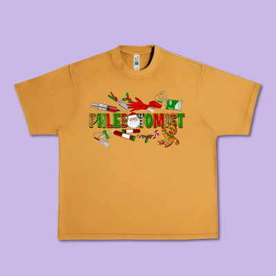 Christmas Phlebotomist Urban Heavy Tee Designed By Lillyallendesigns