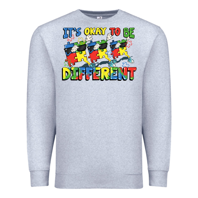 It's Okay To Be Different Autism Premium Sweatshirt by FaDigitalArtStudio | Teevron
