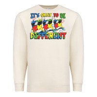 Sandshell It's okay to be different Autism Premium Sweatshirt - FaDigitalArtStudio