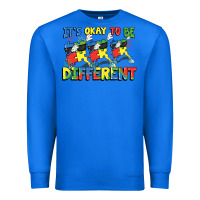 True Royal It's okay to be different Autism Premium Sweatshirt - FaDigitalArtStudio