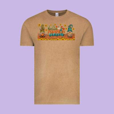 Hello Pumpkin Season Libbey Glass Vintage Tee Designed By Bundleandbundleshop