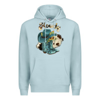 Blue Mist howdy Premium Hoodie - JahusDesignShop