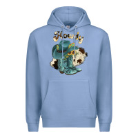 Colony Blue howdy Premium Hoodie - JahusDesignShop