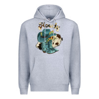 Heather Grey howdy Premium Hoodie - JahusDesignShop